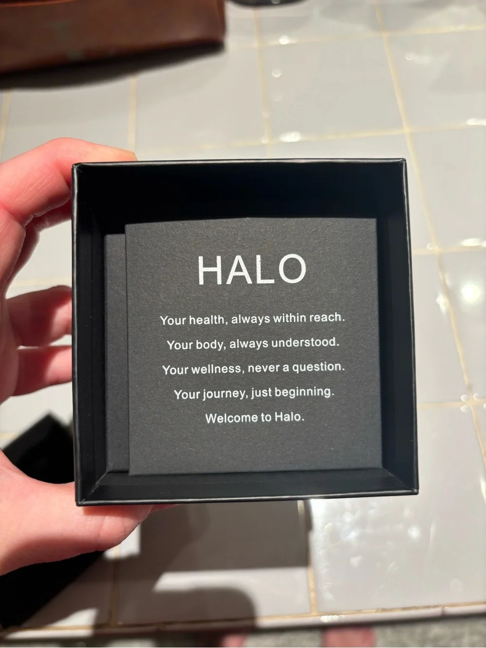 Halo Celestial Silver Smart Ring Diamond/Rhinestone Gems Size 9